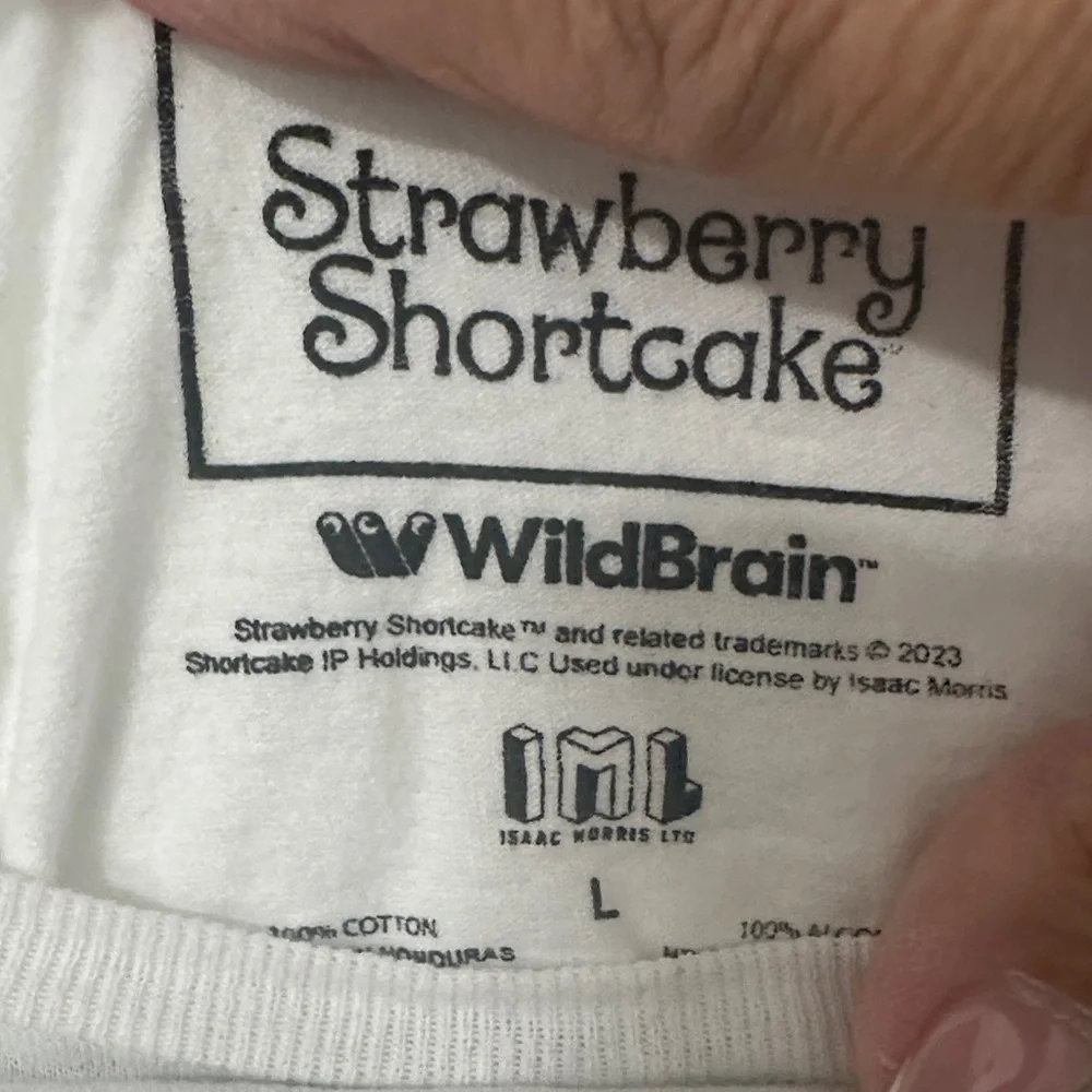 Strawberry Shortcake Woman’s White Graphic Tee - Picture 2 of 2